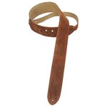 Levy's Leathers MS12-BRN 2-inch Suede-Leather Strap Brown,Brown