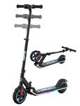 RCB Electric Scooter for Kids, 150W Motor - Max 9.94mph - Colorful LED Lights - Foldable - LED Display,Kids E Scooter for Age 6-12