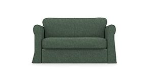 comfortly 2-Seat Sofa Bed Slipcover Replacement Hand Made Compatible with HAGALUND Sleeper Couch - COVERS ONLY - - COVERS ONLY (Heavy Duty - Green)