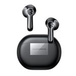 SoundPEATS Air6 HS Semi-In Ear Wireless Earbuds with Hi-Res Audio & LDAC, 45H Battery, Triple-Magnet Driver, Bluetooth 6.0 Earphones with 4-Mic AI Call, Spatial Audio, Touch and APP Control Black