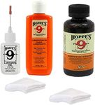 Hoppe's Oil Combo Pack - No. 9 Precision Bundled with 2-1/4 oz Refill 2oz No 9 Cleaning Solvent