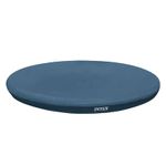 Intex 28026E UV Resistant Deluxe Debris Pool Cover for 13-Foot Intex Easy Set above Ground Swimming Pool, Vinyl Round Cover with Drain Holes and Nylon Tie-Down Ropes, Blue