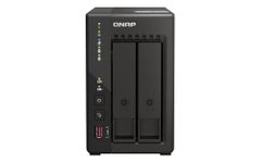 QNAP TS-253E-8G 2-Bay Intel Quad-core CPU Multimedia NAS with Dual 2.5GbE, 8GB RAM