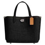 Coach Women's Willow Tote 24, Black