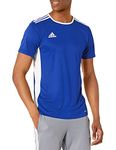 adidas Men's Entrada 18 Jersey, bold blue/white, Small