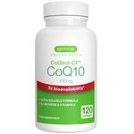 CoQ10 Supplement Coenzyme Q10 100mg, 120 Servings, 4 Months Supply, 5X Bioavailability, Superior Absorption Formula with CoQsol-CF, Vitamin E & D-Limonene, Oil Form, Optimum Dose, by Igennus