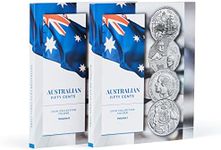 Australian 50c Coin Collection Folders Volume I & II (FOLDERS ONLY NO COINS)