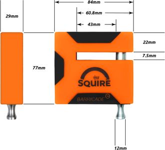 Squire Barricade Motorcycle Disc Lock – Heavy Duty Anti-Theft Security