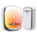 Pick Ur Needs Wireless Door Bell for Home with Remote Control Easy Adjustable Ringtones,Led Indicator, 4 Volume Levels