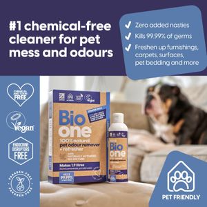 Pet Enzyme Stain & Odor Remover – Powerful Cleaner for Carpets & Floors