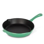 Cuisinart 10" Cast Iron Round Fry Pan, Non-Stick, Sea Green (CI22-24SGNC)