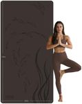 ONLYHE Extra Wide Thick Yoga Mat for Women and Men 76"x 40"x 10mm TPE Exercise Mat, Large-sized Non-slip Gym Yoga Mat,Workout mat,Pilates