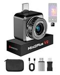 HIKMICRO Mini2Plus V2 Thermal Camera - iOS/Android, 256x192 IR, 512x384 SuperIR, Adjustable Lens, 25Hz, No Battery, for Phone/Tablet/PC, USB-C/Lightning Port (Adapter Included, support iPhone 15)