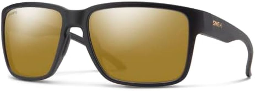 SMITH Emerge Sunglasses with ChromaPop Lenses – Performance Sports Active Sunglasses for Biking, Running & More – For Men & Women – Matte Black + Bronze ChromaPop Polarized Mirror Lenses