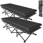 Outsunny Set of 2 Camping Cot with 