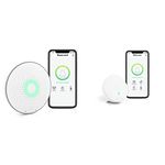 Airthings Wave Radon Smart Radon Detector + Airthings Wave Mini Indoor Air Quality Monitor