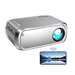 Mini WiFi Projector, iTJQ Projector 1080P Supported, Portable Projector for Outdoor Movies, Phone Projector Compatible with iOS/Android, Laptop, PS4, TV Stick, HDMI/USB