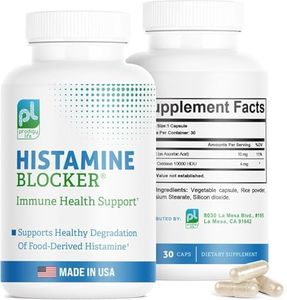 Premium Histamine Block Supplement - Advanced Blocker with Diamine Oxidase (DAO) Enzyme - Supports Breakdown of Histamine for Food-Derived Intolerance - 30 ct