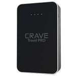 Crave Travel PRO Power Bank with 13400 mAh [Quick Charge QC 3.0 USB + Type C with PD] Portable Battery Charger