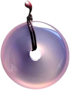 Fairchild Gemworks Jade pendant jade necklace earrings are suitable as birthday gifts for your girlfriend, mother or wife. They symbolize good luck. (VIOLET)