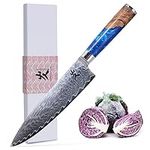 SAMCOOK Damascus Chef Knife - 8 Inc