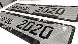 Car Number Plate Gelly Print Multi Color Gel