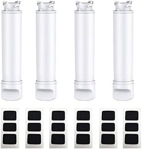 4X Fridge Water Filter + 6X Air Filter Compatible with Electrolux Westinghouse EPTWFU01 807946705 WSE6870SA EPTWFU01T WHE6874SA ULX220 EPTWFU01C EWF02 4562222 012505454226 807946701 ACC024 A13402905