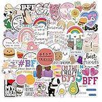 Aiwuding BFF Stickers Pack, 50PCs, 