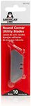 American Line Round Corner Utility Blades - 10-Pack - High Carbon Steel Blades for Optimized Sharpness and Durability - 66-0702