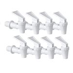 YXCCSE 8 Sets Replacement Cooler Faucet Reusable Spigot Spout,Water Beverage Lever Pour Dispenser Plastic Water Cooler Spigots Dispenser Valve Water Tap