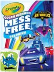 Crayola Batwheels Color Wonder Coloring Pages & Markers, Mess Free Coloring, Gift for Kids, Age 3, 4, 5, 6