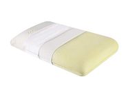 The White Willow Orthopedic Memory Foam King Size Neck & Back Support Bed Pillow for Sleeping with Premium Organic Bamboo Removable Zip Cover (24" L x 15" W x 5" H) -Green