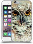 Official Riza Peker Owl II Animals Soft Gel Case Compatible for Apple iPhone 6 / iPhone 6s