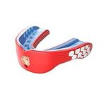 Shock Doctor unisex adult NON-FLAVORED Gel Max Power Carbon Convertible Mouth Guard RED Adult, RED, US