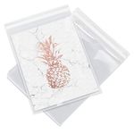 Pack It Chic - 8” X 10” (200 Pack) Clear Resealable Cello Poly Bags - Fits 8X10 Prints, Photos, Artwork - Self Seal