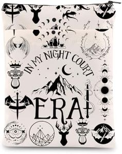KEYCHIN ACOTAR - Funda para libros de la ciudad de la luz de las estrellas, regalos en mi noche Court Era, cubierta de libros SJM Fans Book Protector (Night Court-BS)