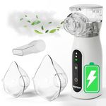 MEDTECH® Handyneb Micro-02 Premium Portable Mesh Nebulizer Machine for Adults and Kids | Silent Mist Inhaler | USB Type-C Rechargeable Nebulizer for Kids & Travel Use | Compact, Lightweight