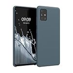 kwmobile Case Compatible with Samsung Galaxy A51 Case - TPU Silicone Phone Cover with Soft Finish - Dark Slate