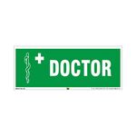 Mr. Safe - Doctor Sign PVC Sticker 15 Inch X 6 Inch