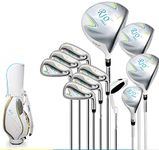 PGM Rio Womens Right Handed Golf Clubs Set Pink Ladies Complete Right Handed Set LTG014