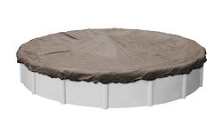 Robelle 4321-4 Mesh XL Taupe Mesh Winter Pool Cover for Round Above Ground Swimming Pools, 21-ft. Round Pool