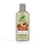 Dr Organic Moroccan Argan Oil Shampoo, Revitalising, Natural, Vegan, Cruelty-Free, Paraben & SLS-Free, Recyclable & Recycled Ocean Bound Plastic, Certified Organic, 265ml, Packaging may vary