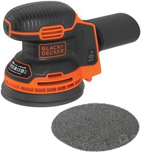 BLACK+DECKER Cordless Random Orbit Sander 18V Bare Unit (Battery not Included). BDCROS18N-XJ