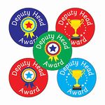 350 Mixed Deputy Head Award Childrens Pupils School Praise Teachers Reward Stickers 25mm Primary Teaching Services