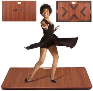 Tap Dance Floor-Portable Dance Floor For Any Surface-48*31.5 Professional Tap Board for Tap Dancing,Ideal for Dancers Home & Outdoor,Portable Stage Platform,Cushioned Base Dance Practice Floor