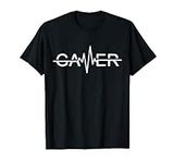 Gamer Heartbeat Video Games Graphic