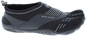 Body Glove Men's 3T Barefoot Cinch Water Shoe, Black/Black, 10