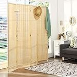 Giantex Bamboo Room Divider, 6 Ft T