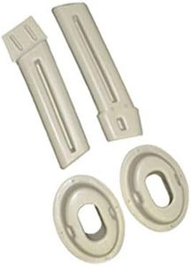 Confer Plastics CK7200 Deck Mount Conversion Kit for 7200 Roll Guard Above Ground Swimming Pool A-Frame Ladder, Accessory Only, Beige