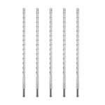 hsawbit 5PCS Masonry Drill Bits Set with SDS Plus Shank, 10mm x 310mm Hammer Drill Masonry Drills Tungsten Carbide Tip for Concrete, Brick, Cement Walls, Stone